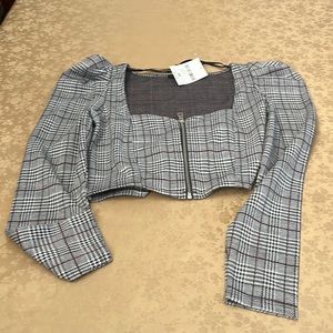 crop top long sleeve shirt